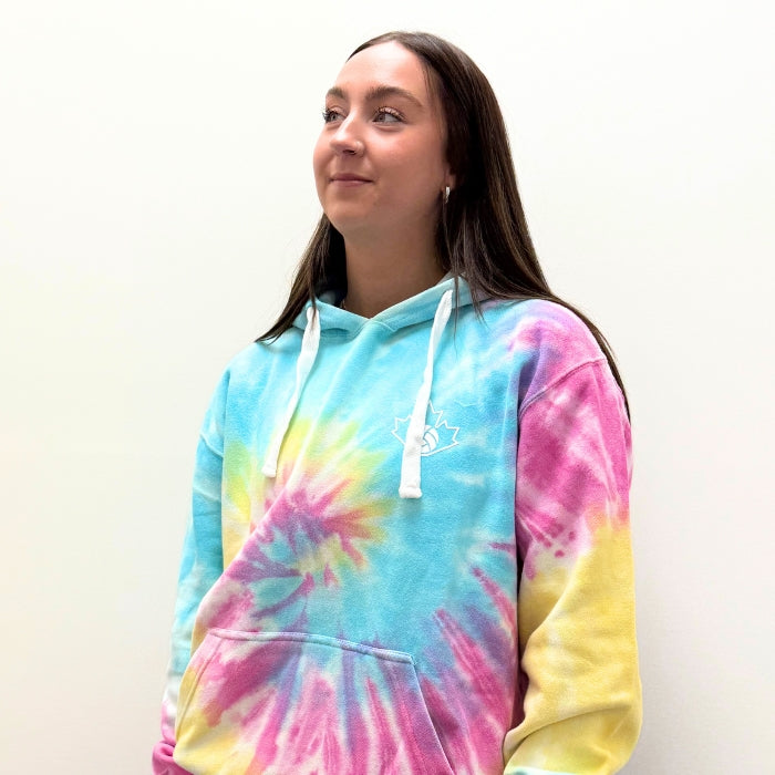 Volleyball Canada Tie Dye Hoodie