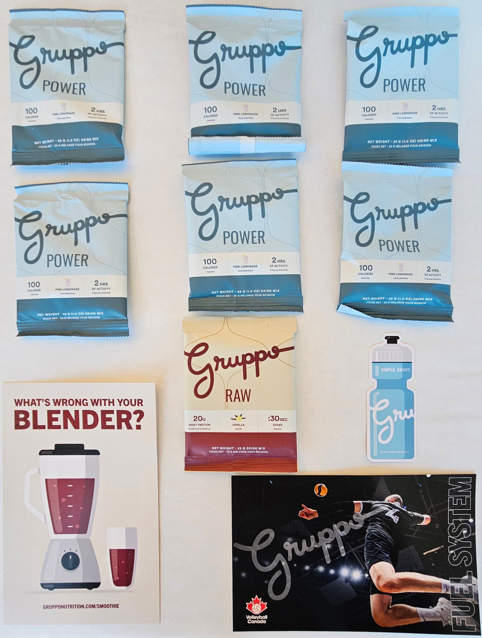 Gruppo's POWER Pack | Le POWER Pack de Gruppo
