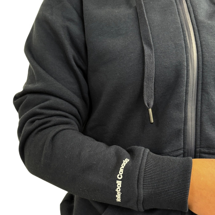 Volleyball Canada Navy Full Zip Hoodie