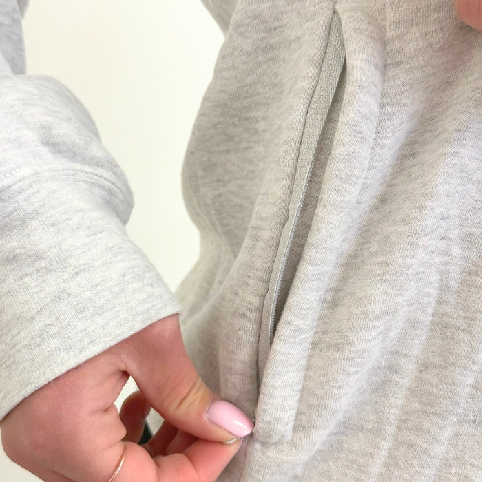 Volleyball Canada Ash Crewneck