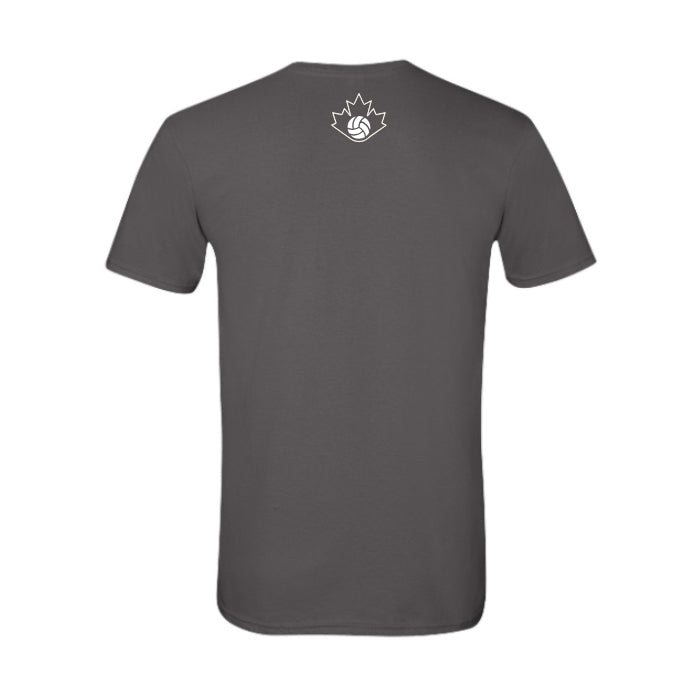 Volleyball Canada Greyscale Gradient T-Shirt